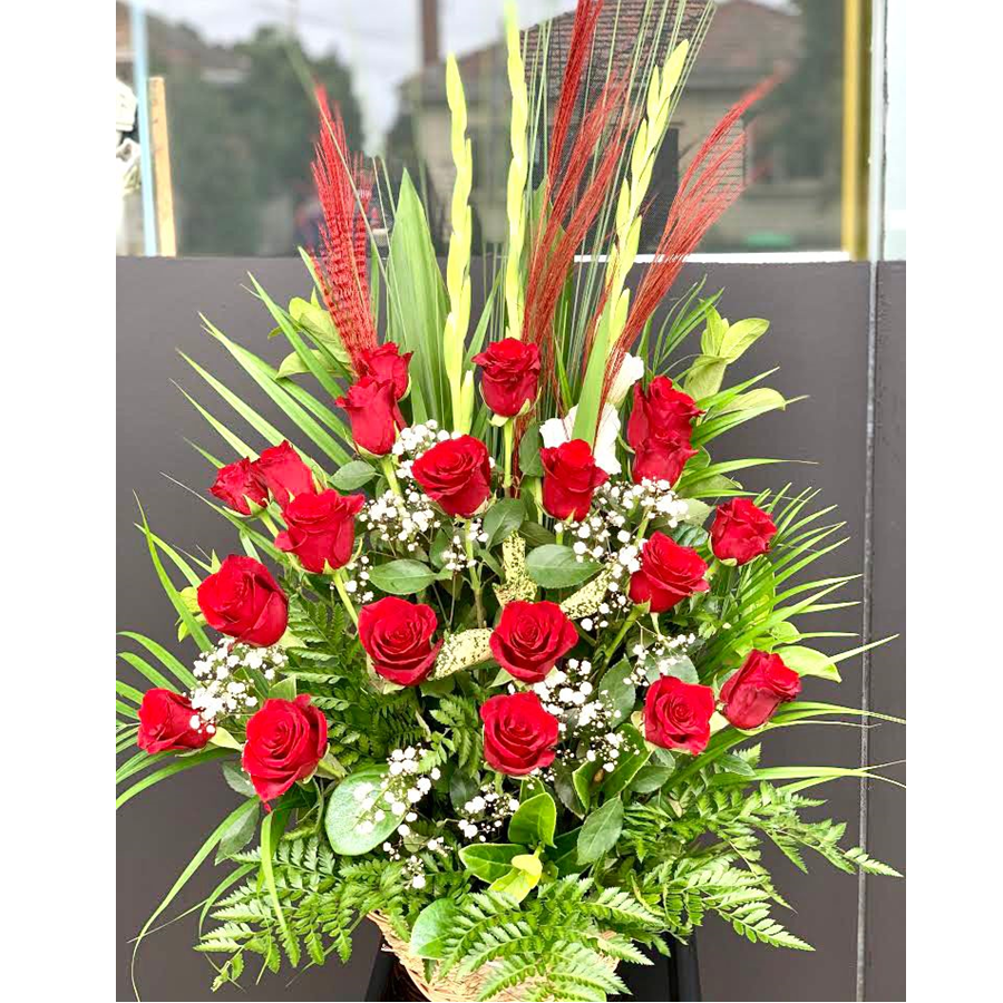 Love and Devotion - Long Stemmed Red Roses